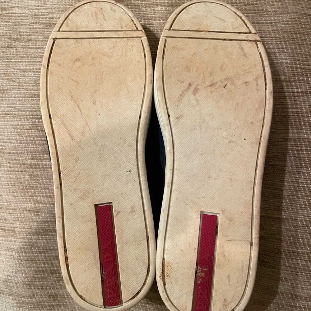 Prada Tan suede skater slip on sneakers EU 36 1/2 - Picture 3 of 3